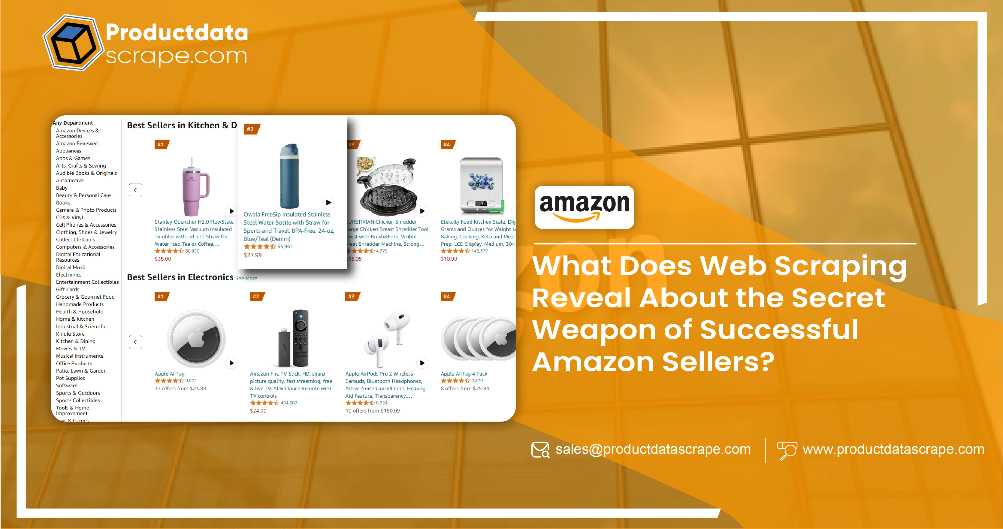 What Does Web Scraping Reveal About the Secret Weapon of Successful Amazon Sellers